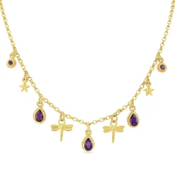 Amethyst Tellurian Gem Necklace