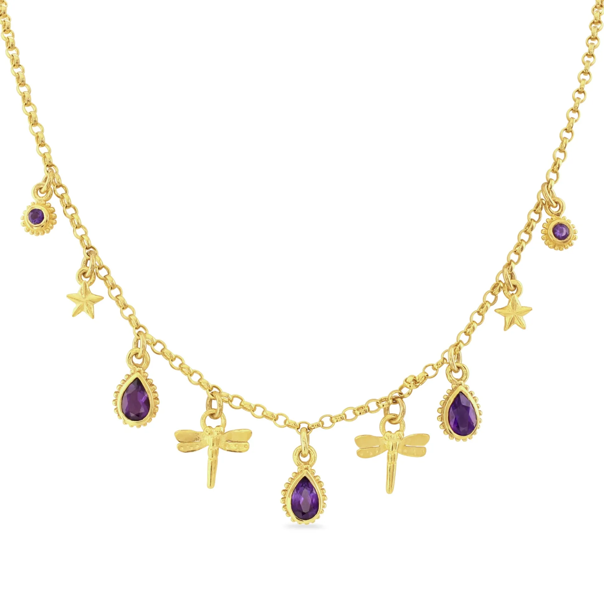 Amethyst Tellurian Gem Necklace