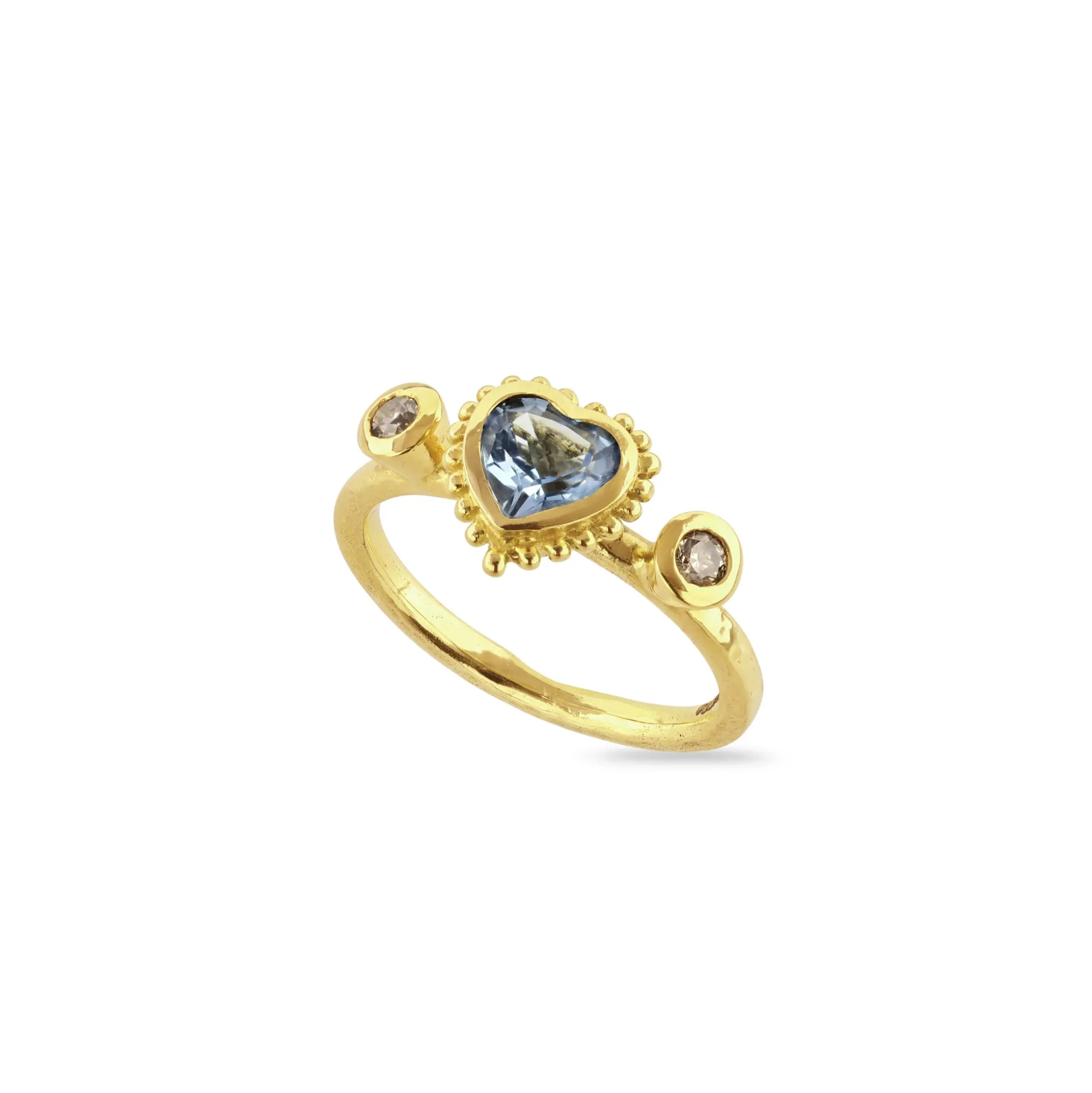 Aquamarine Tutti Frutti Ring