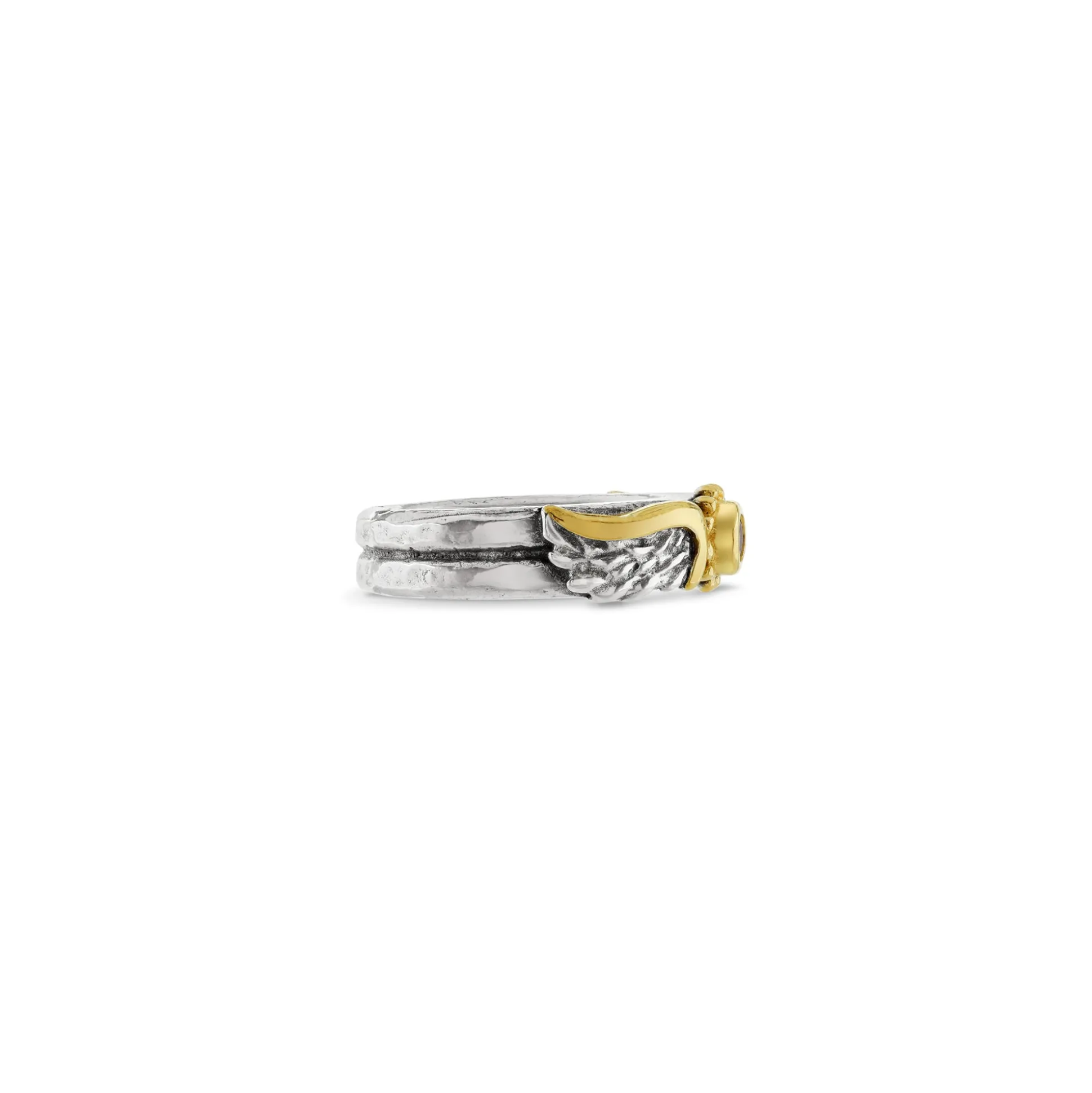 Aquamarine Venetian Wing Ring