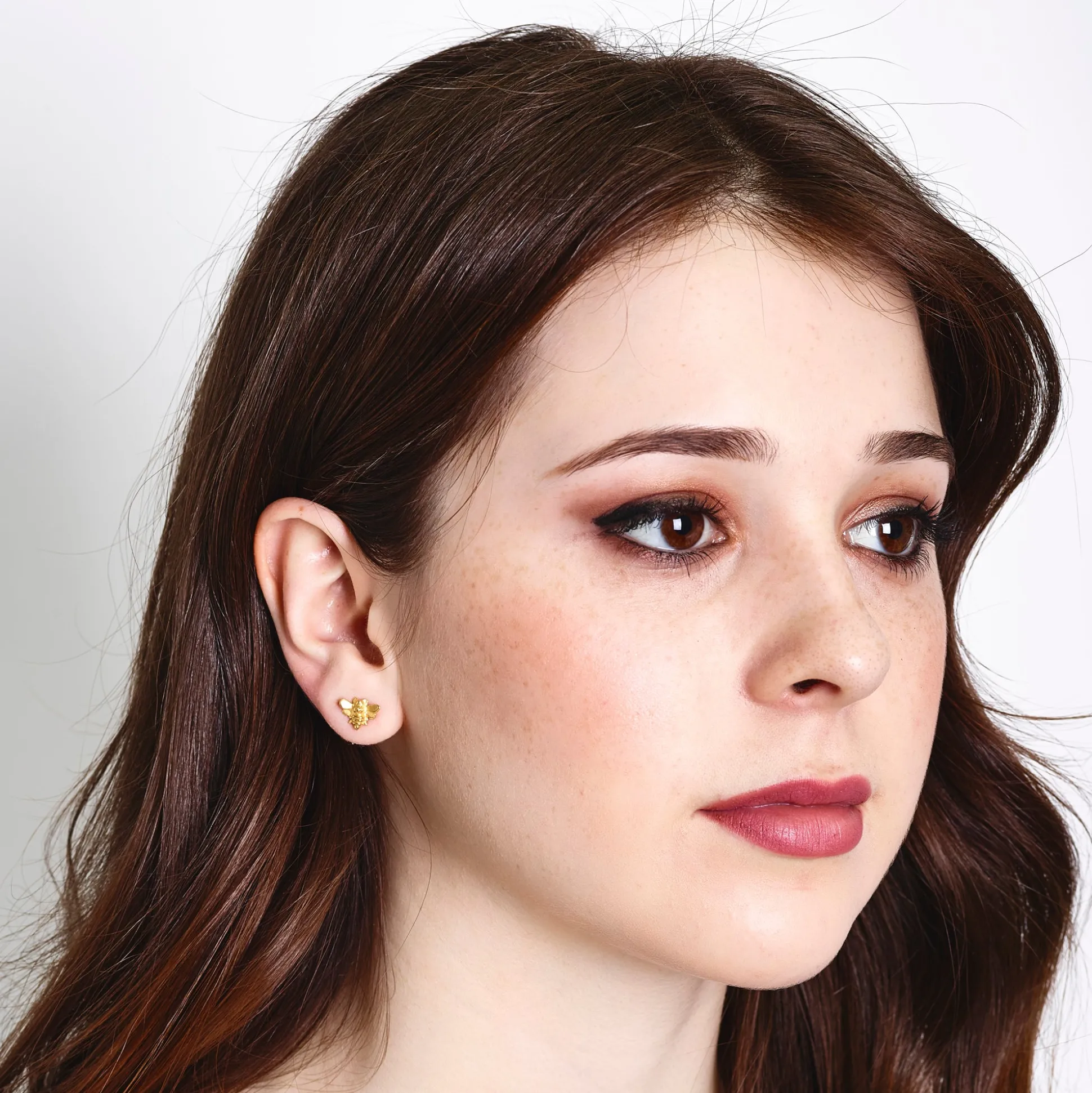 Baby Bee Stud Earrings