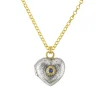 Blue Sapphire Love Locket Necklace