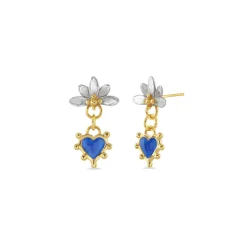 Boho Heart Sunrise Earrings