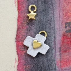 Byzantine Cross Charm