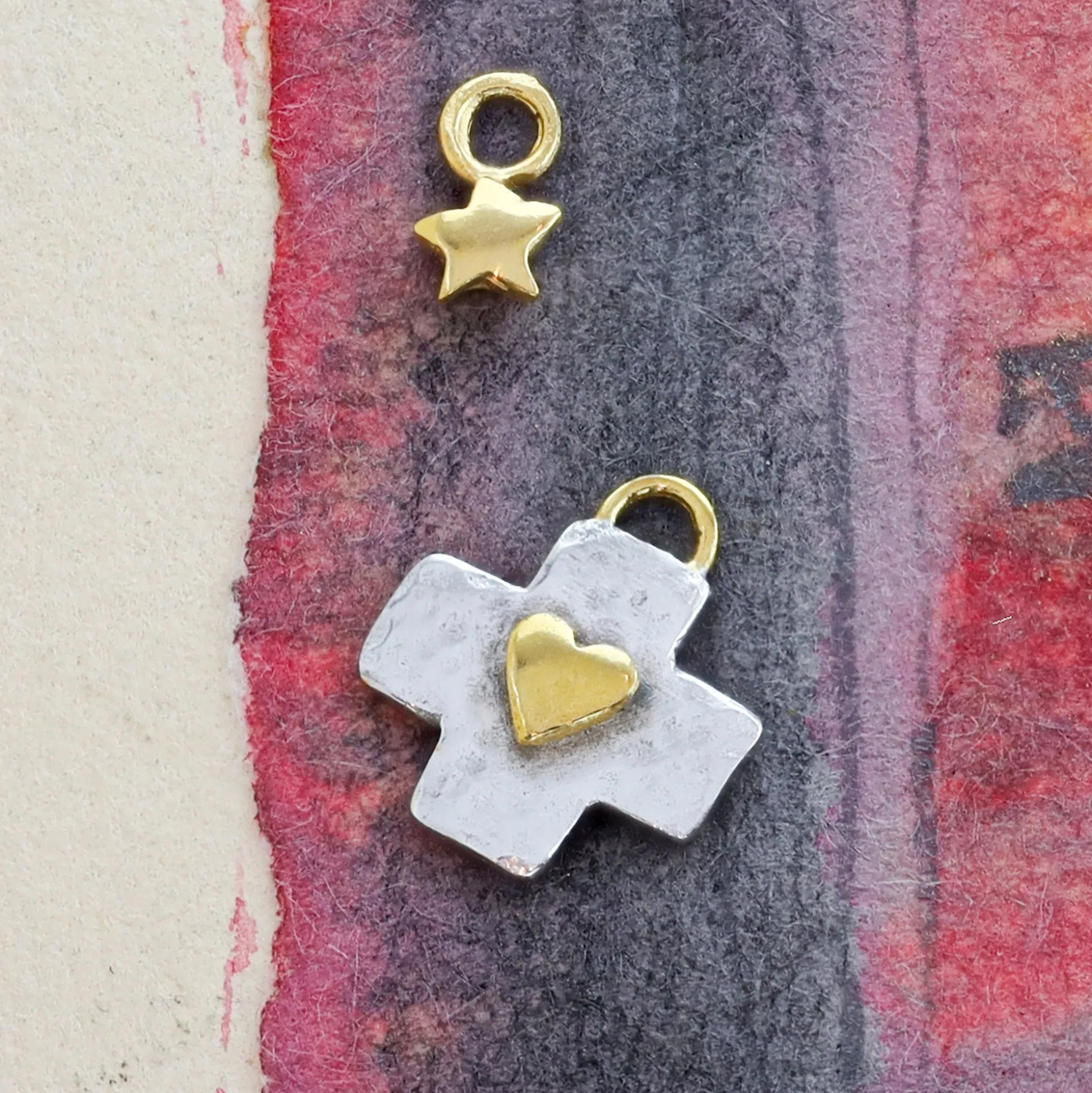 Byzantine Cross Charm
