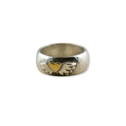 Byzantine Winged Heart Ring