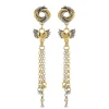 Chain Drop Loveknot Earrings | Algerian Loveknot | Sophie Harley