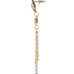 Chain Drop Loveknot Earrings | Algerian Loveknot | Sophie Harley