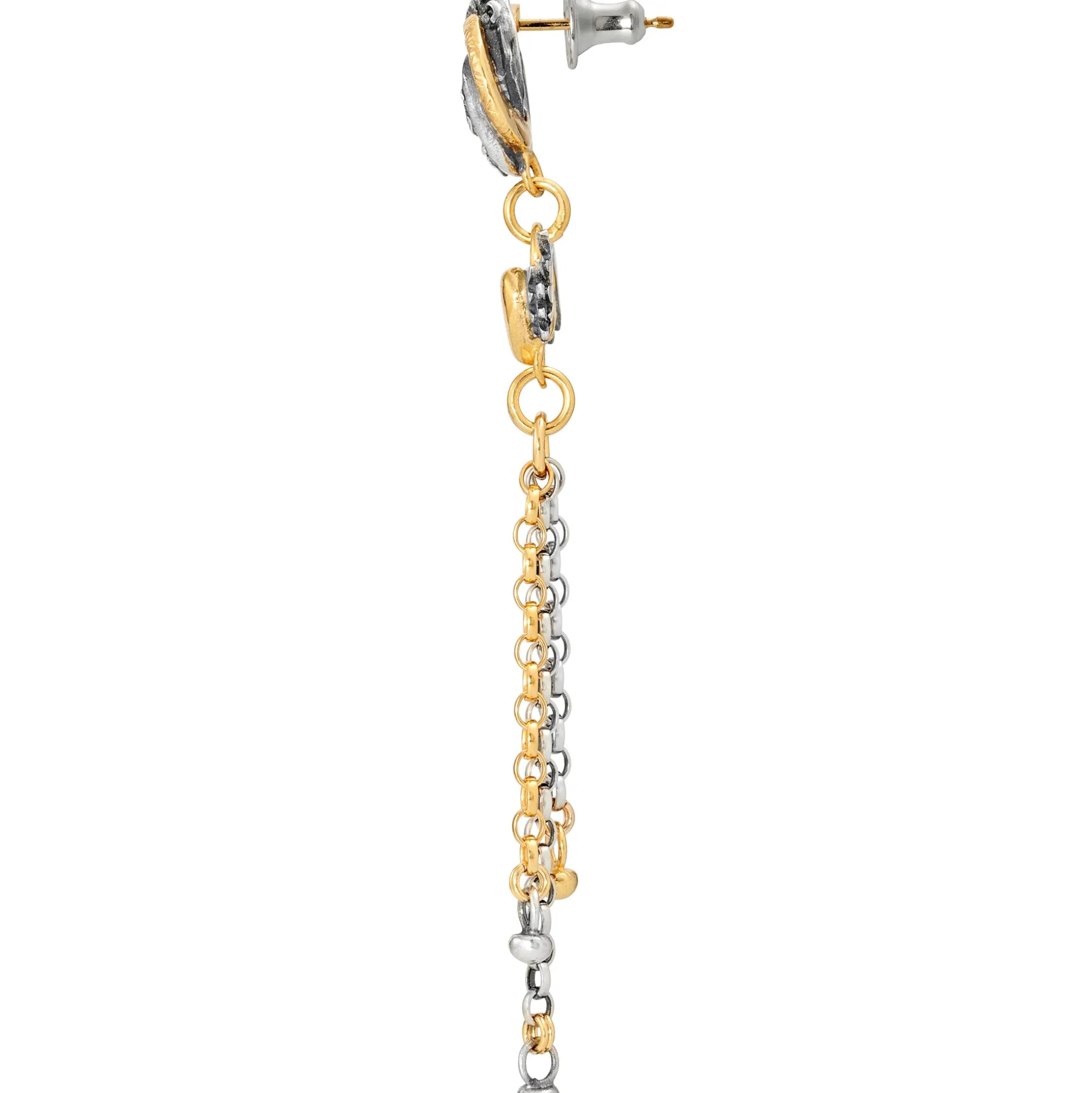 Chain Drop Loveknot Earrings | Algerian Loveknot | Sophie Harley