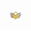 Chubby Winged Heart Charm