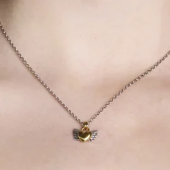 Chubby Winged Heart Necklace | Cult Classics | Sophie Harley