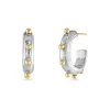 Chunky Bobble Hoop Earrings
