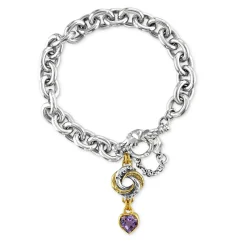 Chunky Oval Algerian Loveknot Bracelet