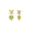 Citrus Green Sacred Heart Mini Floris Earrings