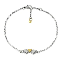 Classic Winged Heart Bracelet