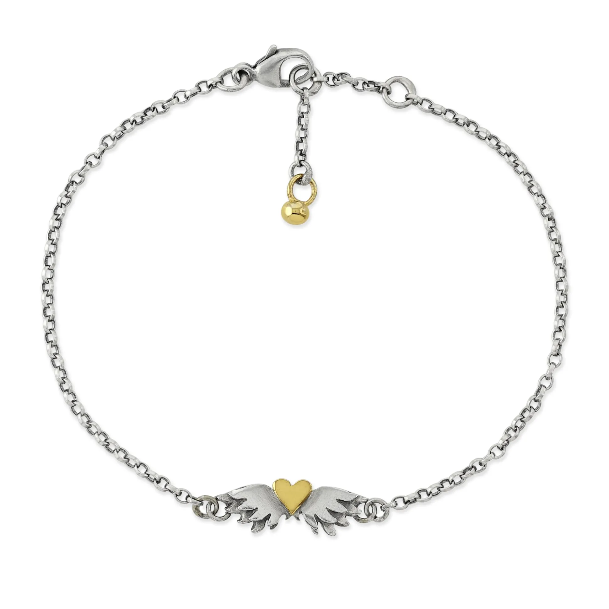 Classic Winged Heart Bracelet