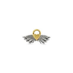Classic Winged Heart Charm