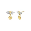 Classic Winged Heart Drop Earrings | Cult Classics | Sophie Harley