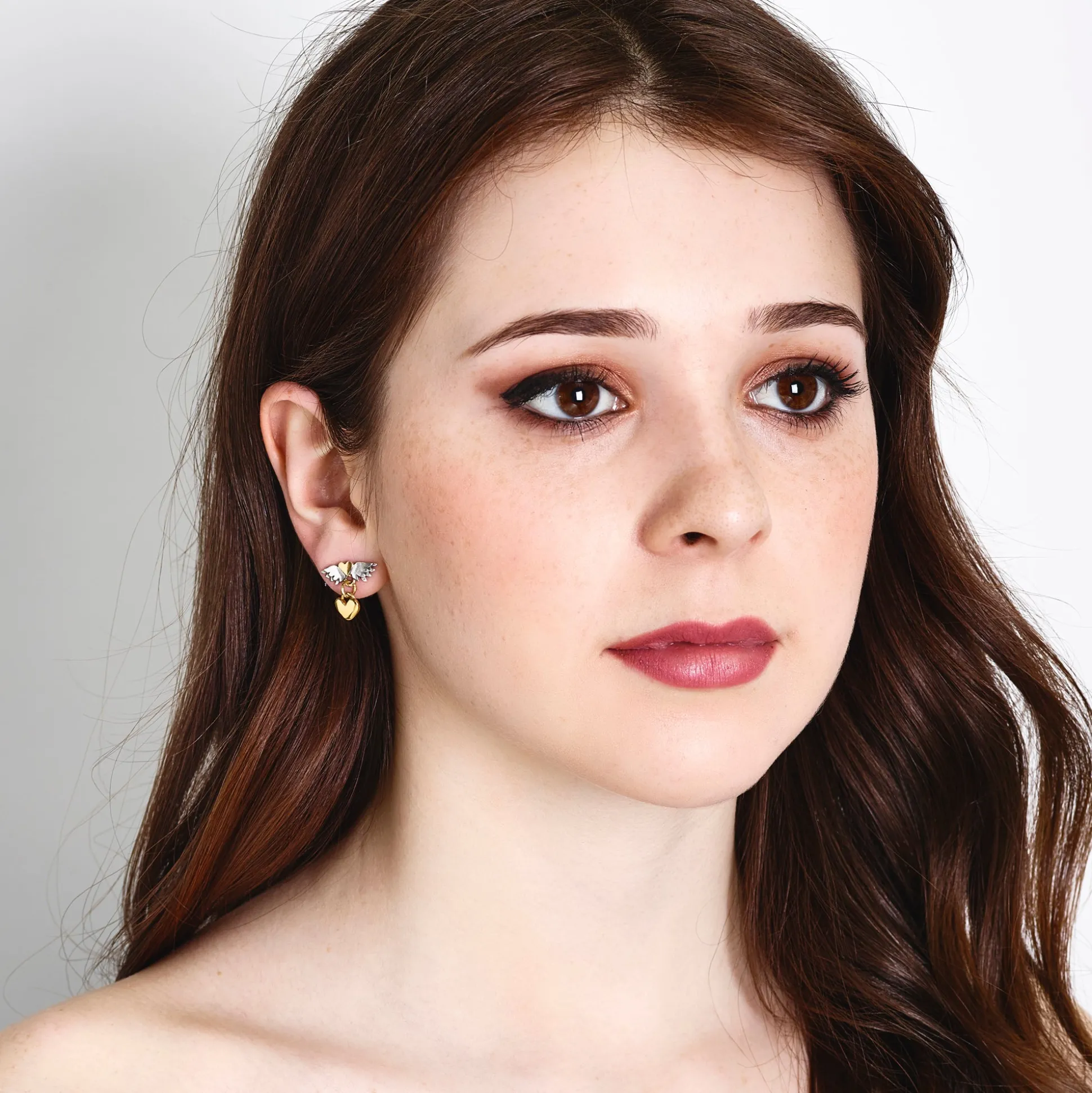 Classic Winged Heart Drop Earrings | Cult Classics | Sophie Harley
