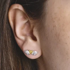 Classic Winged Heart Earrings | Cult Classics | Sophie Harley London