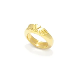 Classic Winged Heart Ring