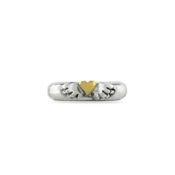 Classic Winged Heart Ring