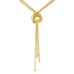 18ct Gold Algerian Love Knot Necklace | Sophie Harley London