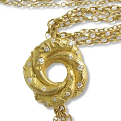 18ct Gold Algerian Love Knot Necklace | Sophie Harley London