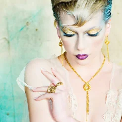 18ct Gold Algerian Love Knot Necklace | Sophie Harley London