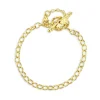 18ct Gold Medium Oval Belcher Bracelet