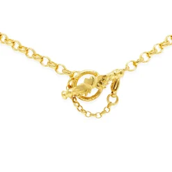 18ct Solid Gold Medium Oval Belcher Chain