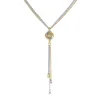 Diamond Set Fine Algerian Loveknot Necklace