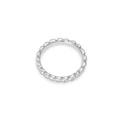 Diamond Set Pebble Ring