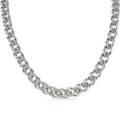 Double French Curb Necklace