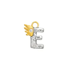 E With Diamond Charm