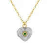 Emerald Love Locket Necklace
