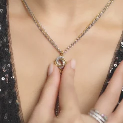 Fine Mini Loveknot Necklace | Algerian Loveknot | Sophie Harley London