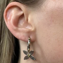 Floris Chubby Bobble Hoop Earrings