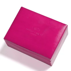 Fuchsia Leather Jewel Box