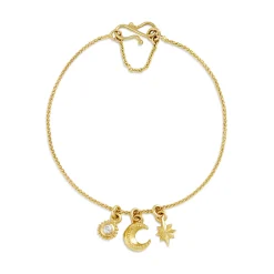Gold & Diamond Cosmic Cluster Bracelet | Sophie Harley London
