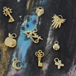 Gold & Diamond Eye Of Horus Charm
