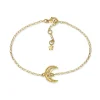 Gold & Diamond Luna Bracelet