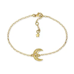 Gold & Diamond Luna Bracelet