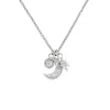 Gold & Diamond Luna Cluster Necklace