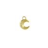 Gold & Diamond Mini Moon Charm
