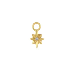 Gold & Diamond North Star Charm
