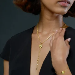 Gold Mini Loveknot Necklace | Algerian Loveknot | Sophie Harley London