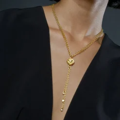 Gold Mini Loveknot Necklace | Algerian Loveknot | Sophie Harley London