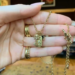 Gold Plated Fine Oval Belcher Chain Necklace
