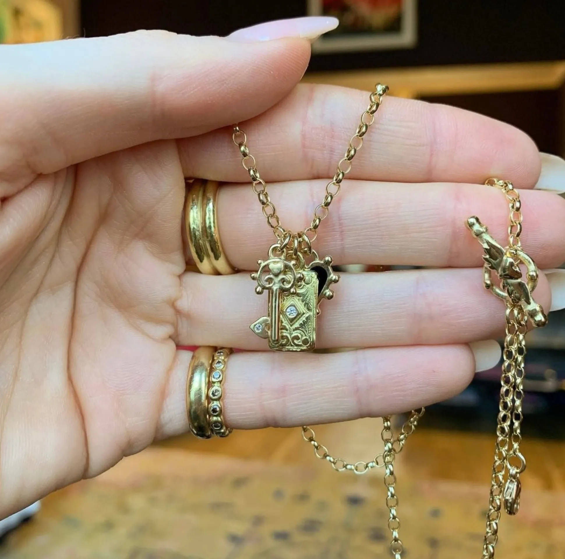Gold Plated Fine Oval Belcher Chain Necklace